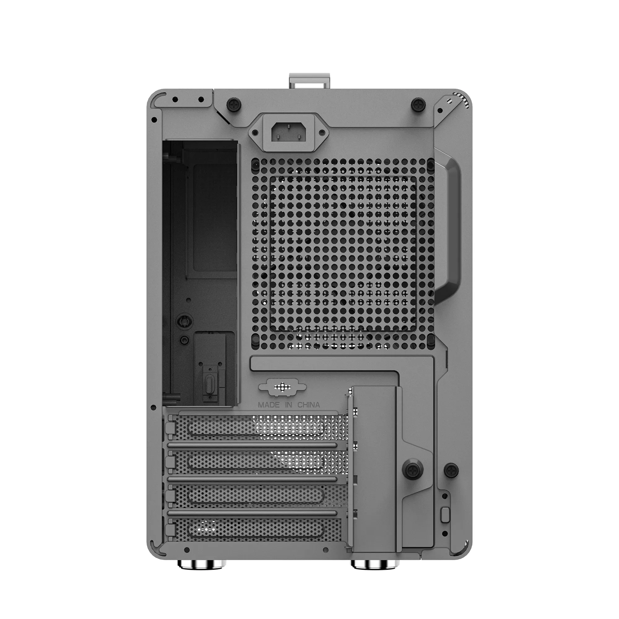 Ant Esports Mini Tower Cabinet (Micro-ATX, Mini-ITX) Box C Air Grey view 4